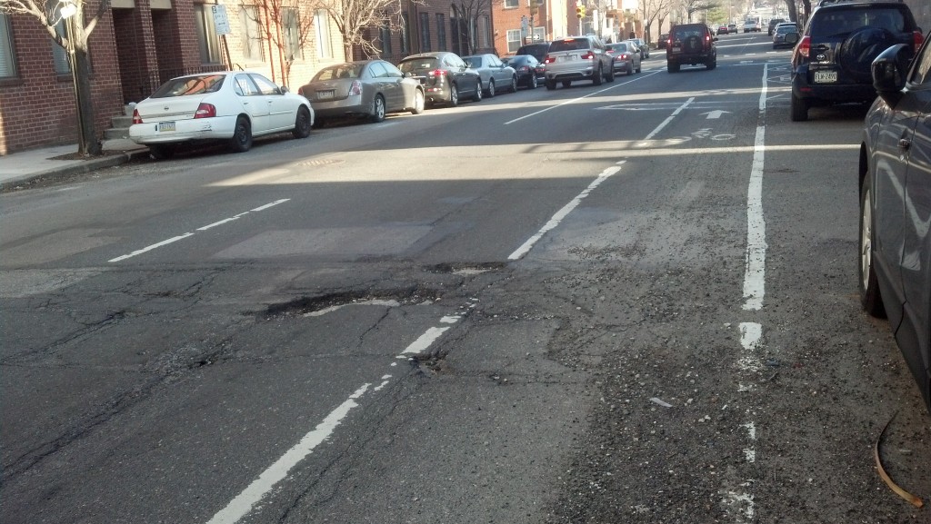 bike lane pothole1