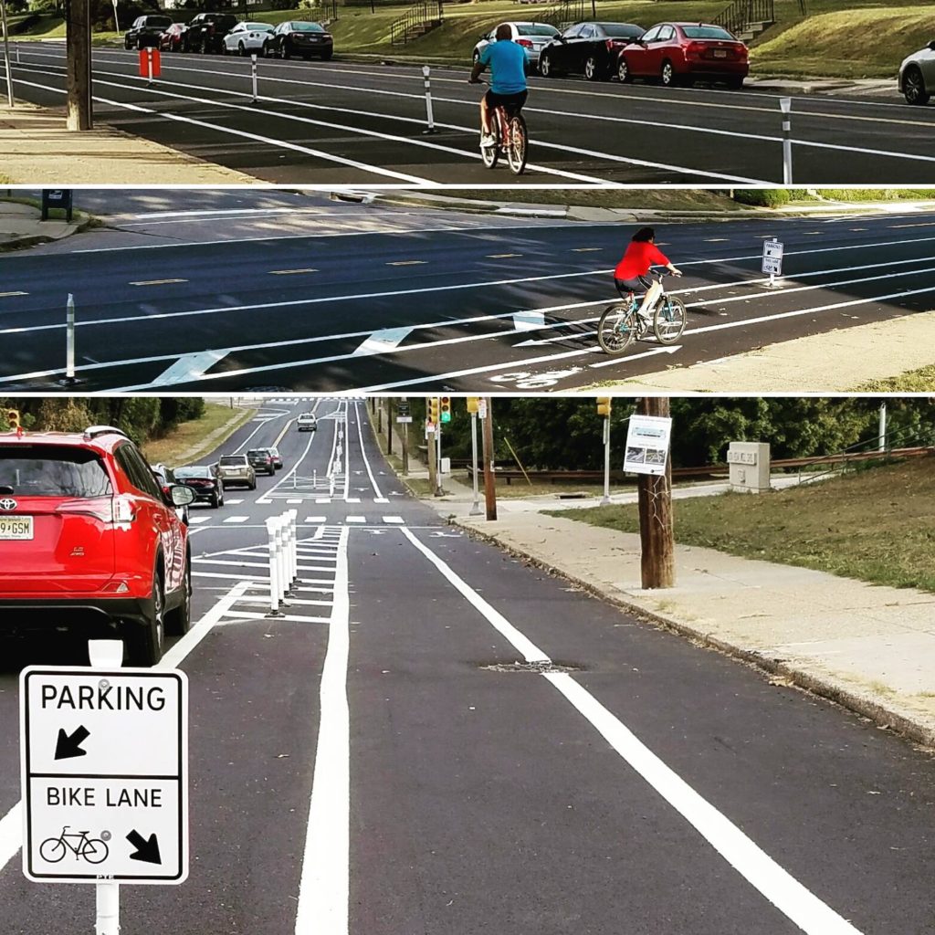 Ryan Avenue protected bike lane. (Photo: John Boyle)