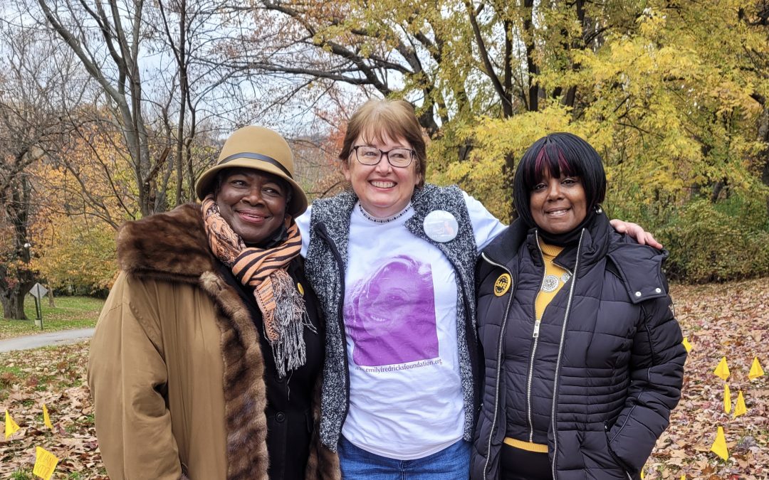 Families for Safe Streets Co-founders (R-L) Latanya Byrd, Laura Fredricks and Channabel Latham Morris