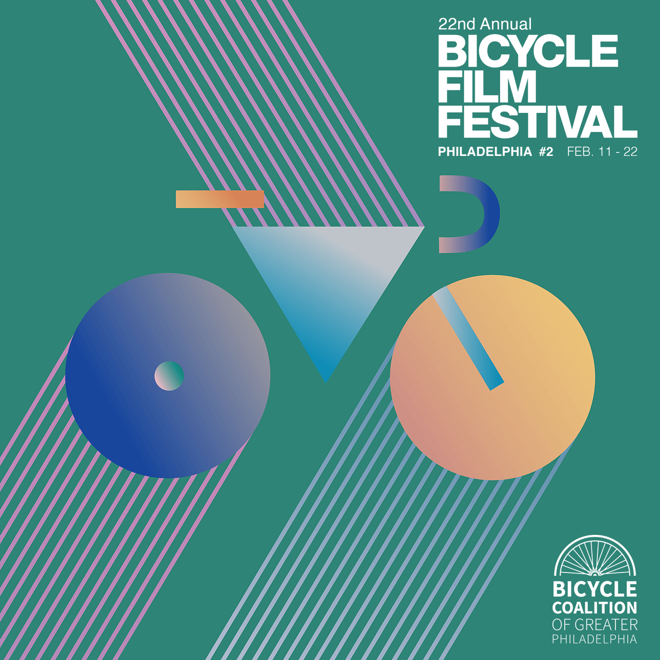 Bicycle Film Festival 2022 Philadelphia poster
