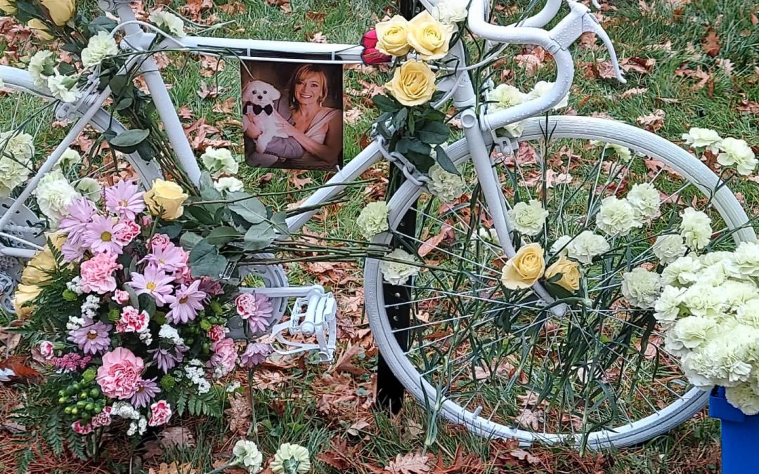 Julie Galezniak Ghost Bike
