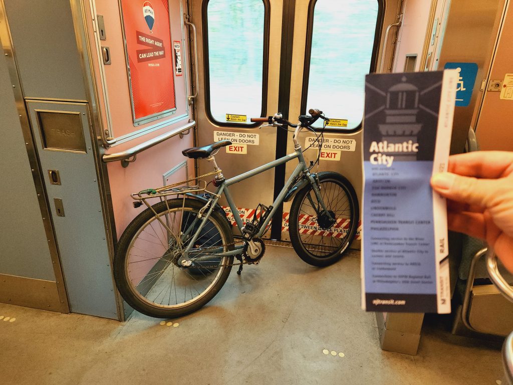 Bike on the Atlantic City Line