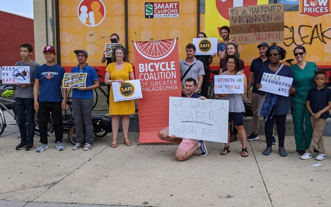Groups Call on Mayor Kenney to Implement his Washington Avenue Vision Zero plan