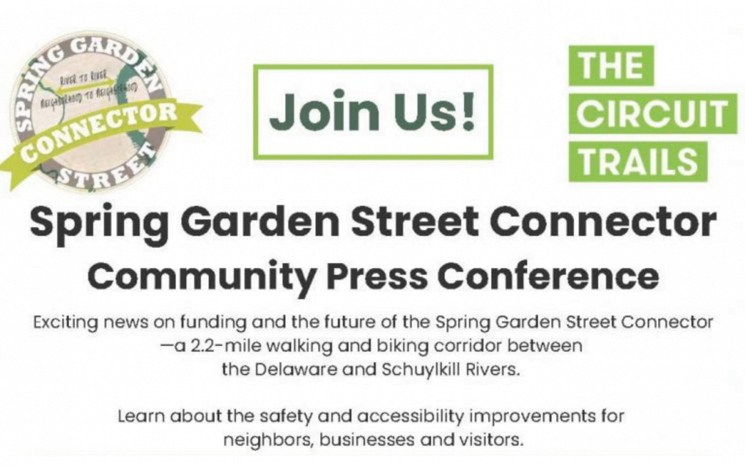 Major Announcement about Spring Garden Street Greenway: All Welcome to Attend